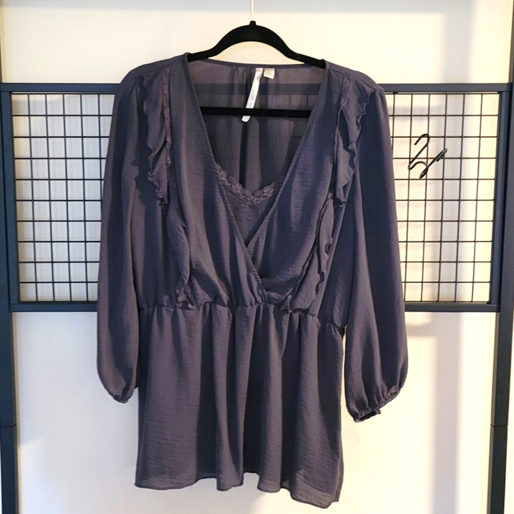 Gray lauren Conrad Blouse